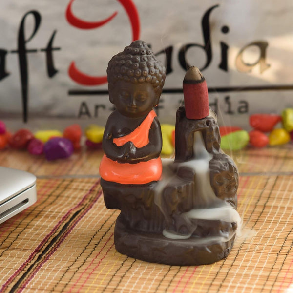 eCraftIndia Meditating Monk Buddha Idol - Distacart