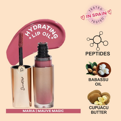 Dunamiss Maria Hydrating Lip Glow Oil Mauve Magic - Distacart