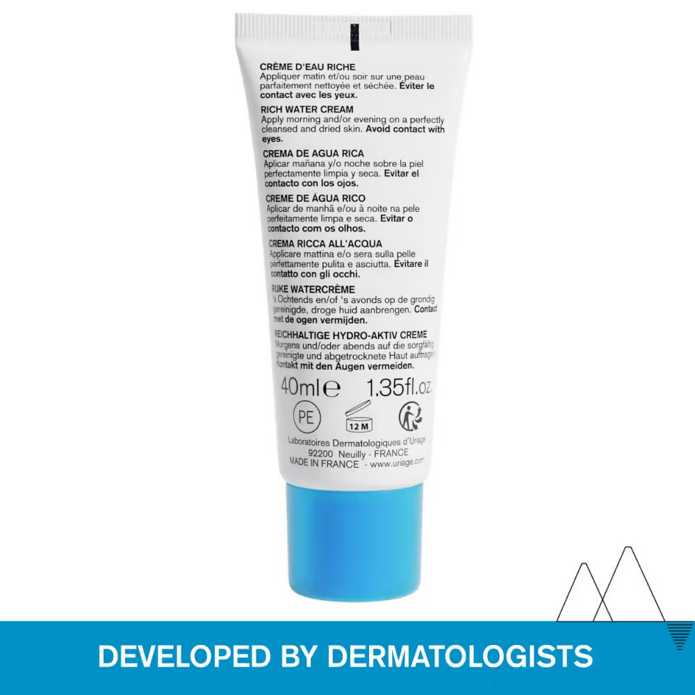 Uriage Eau Thermale Hydrating Rich Moisturizing Face Cream - Distacart
