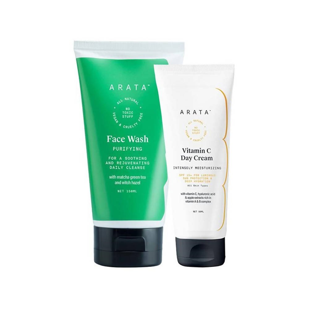Arata Vitamin C Morning Glow Combo
