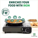 Thumbnail for The Indus Valley 100% Pure Iron Cookware Set: Tawa+ Fry Pan+ Wok, Toxin-free Sheet Iron, Pre-seasoned, Induction & Gas, Kitchen Set for Home, Kadai