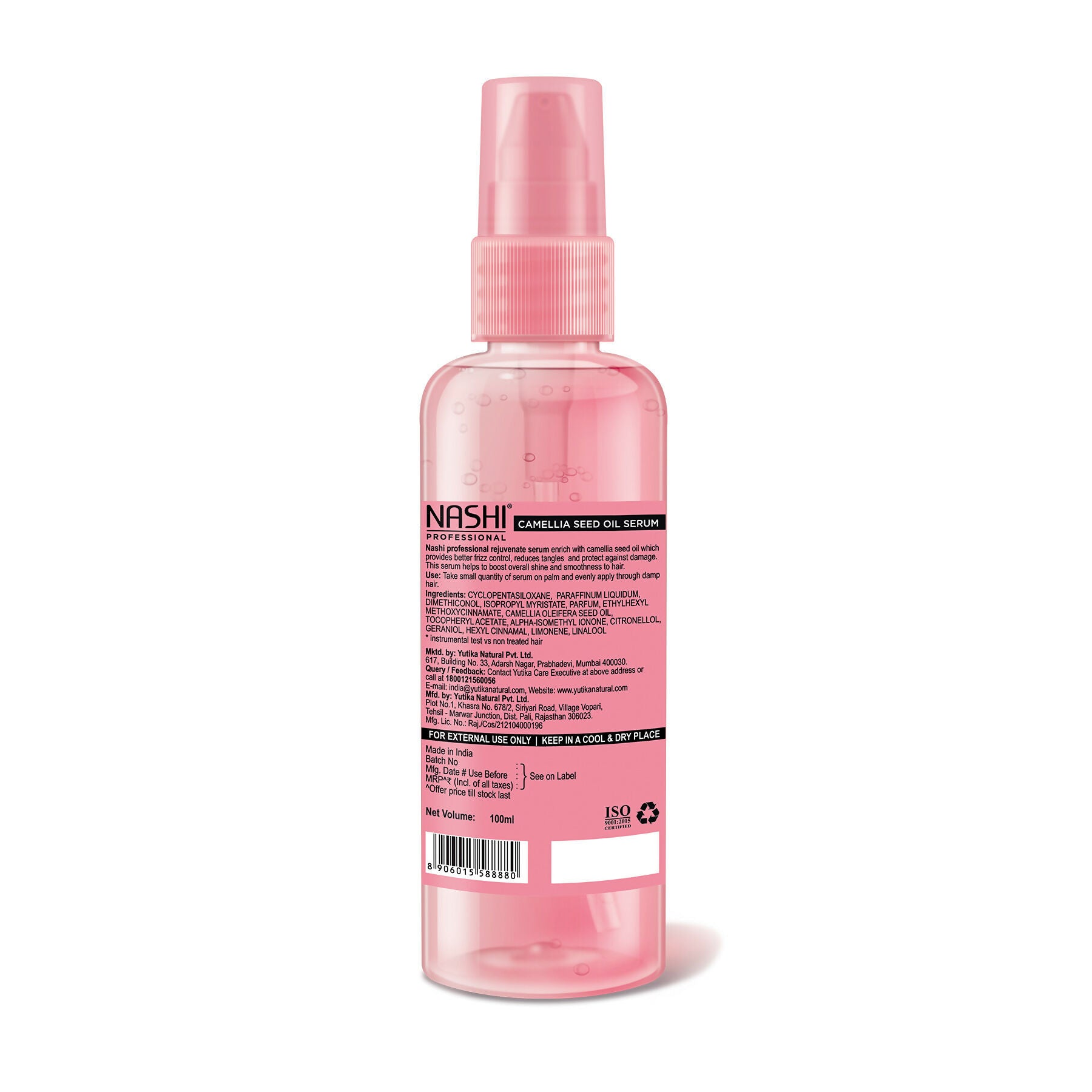Nashi EverSilk Camellia Seed Oil Hair Serum for Men & Women - Distacart