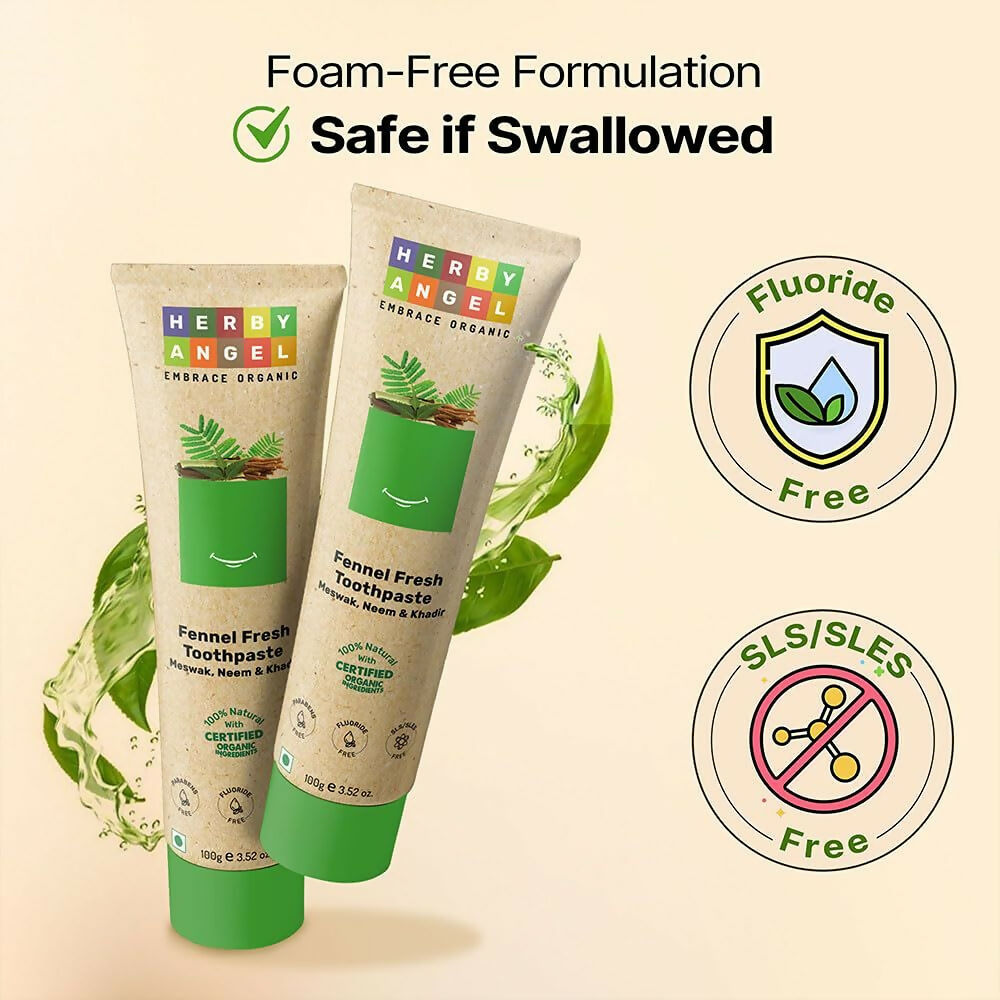 Herby Angel Fennel Fresh Toothpaste for Kids