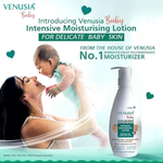 Thumbnail for Dr. Reddy's Venusia Baby Intensive Moisturizing Lotion | For Dry & Ultra Dry Skin | Paraben, Sulphate & Phthalate-Free - Distacart