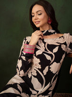 Thumbnail for Sangria Printed Kurta & Palazzo With Dupatta