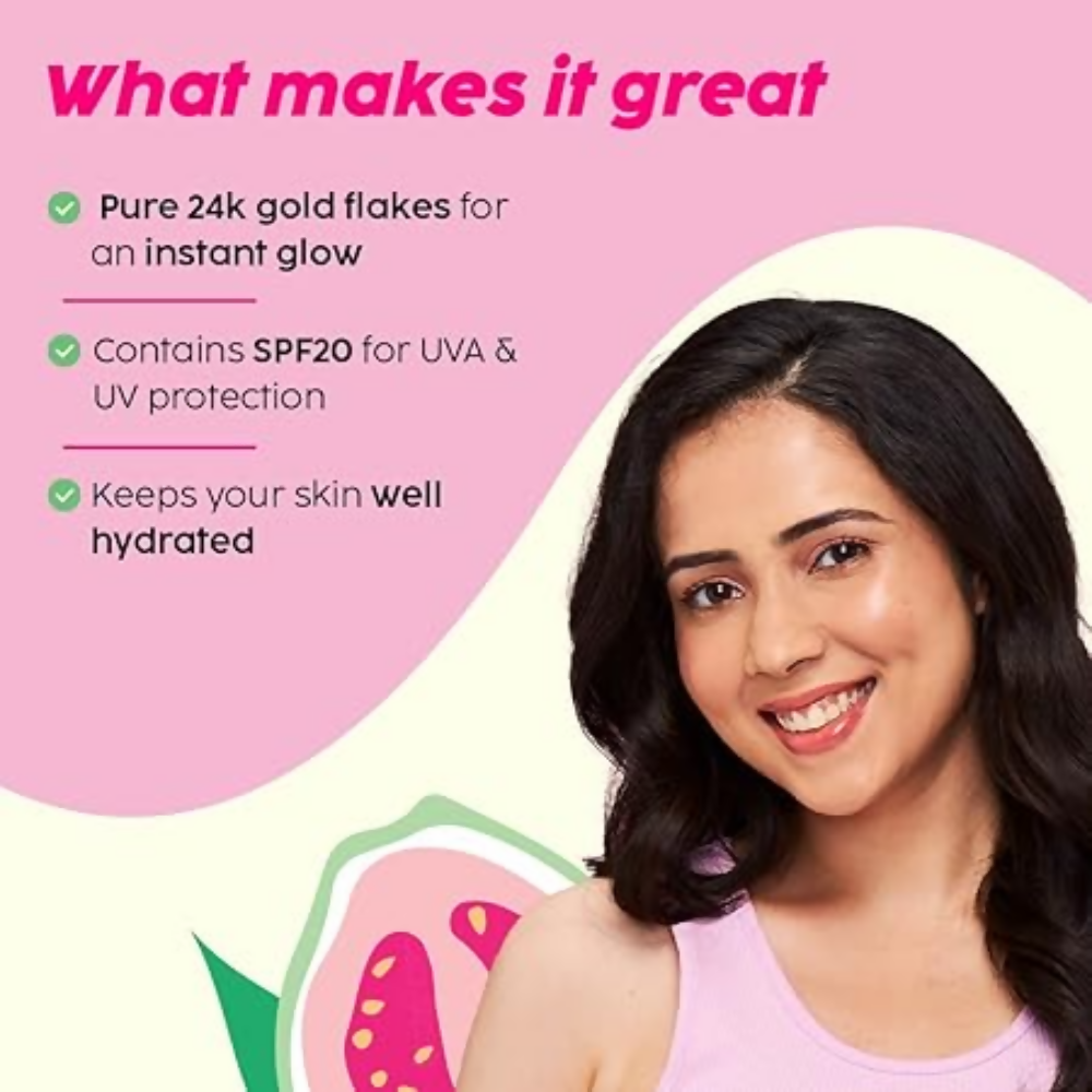 PLIX The Plant Fix Guava Glowy Kit With 24K Gold Dewy Serum & SPF 20 Moisturizer - Distacart
