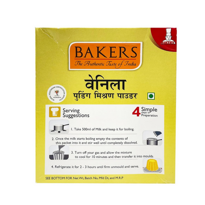 BAKERS Instant Pudding Mix - Vanilla Flavor - Dista