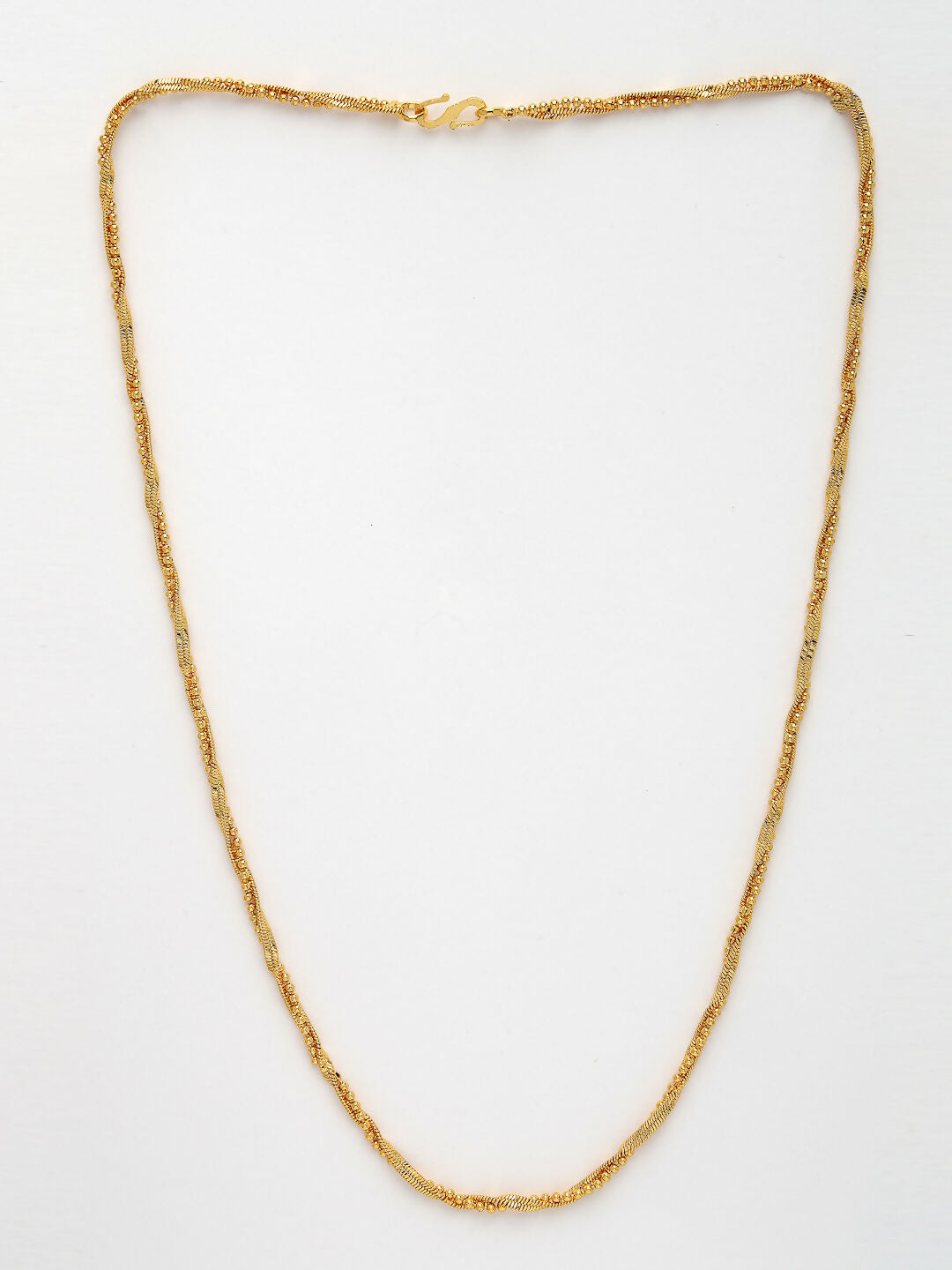 NVR Women's Gold-Polished Minimal Chain - Distacart