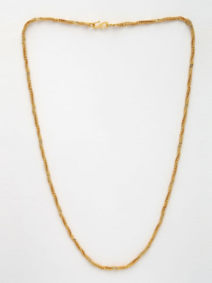 NVR Women's Gold-Polished Minimal Chain - Distacart