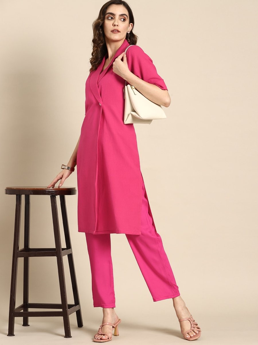 All About You Women Regular Pure Cotton Kurta with Trousers - Distacart