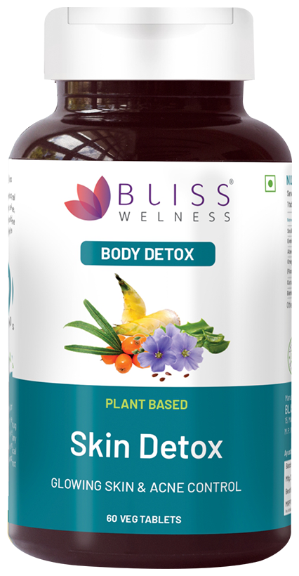 bliss welness body skin detox veg tablet
