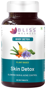Thumbnail for bliss welness body skin detox veg tablet