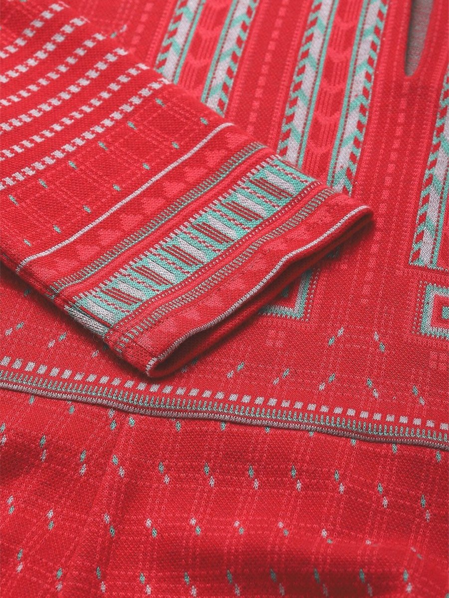 AURELIA Red Ethnic Motifs Ethnic Maxi Maxi Dress - Distacart