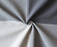 Thumbnail for Airwill 100% Cotton Checkered Pattern 4 Seater Square Table Cover - Black & Grey - Distacart