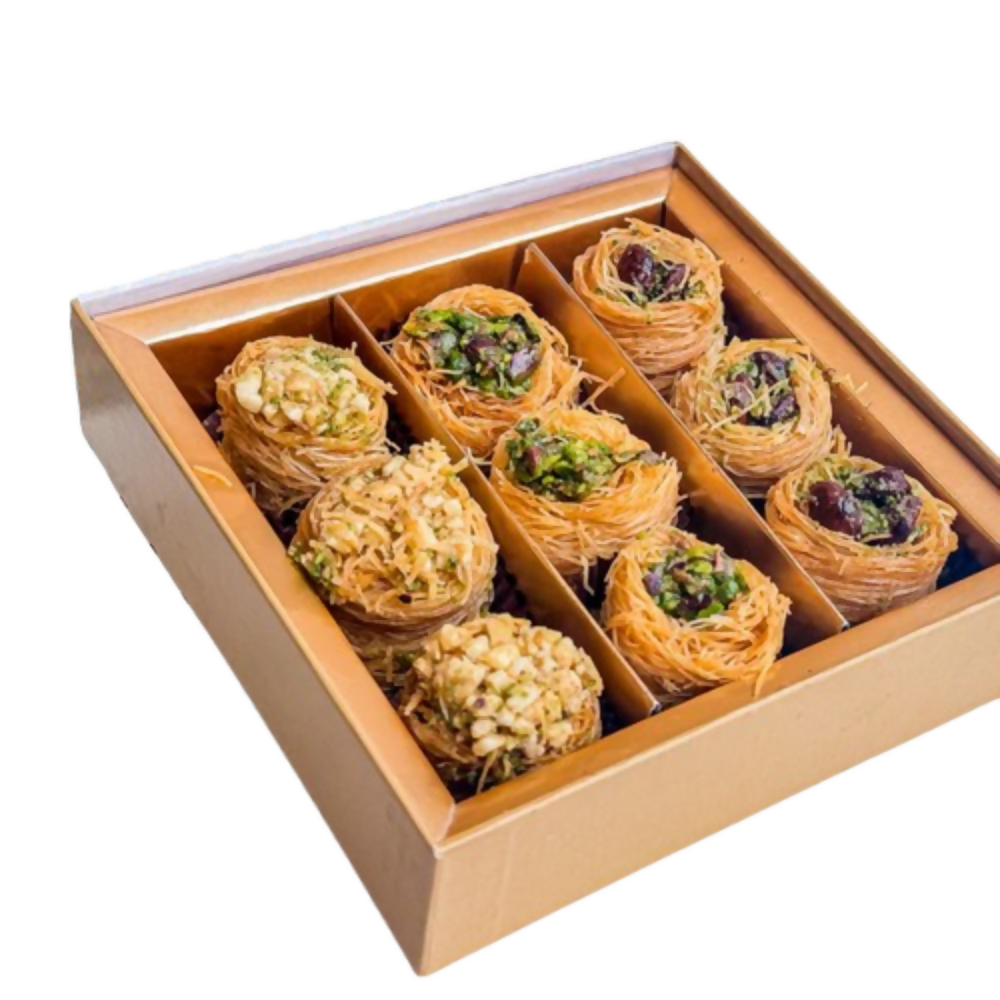 Gwalia Sweets Assorted Birdnest Baklawa Box - Distacart
