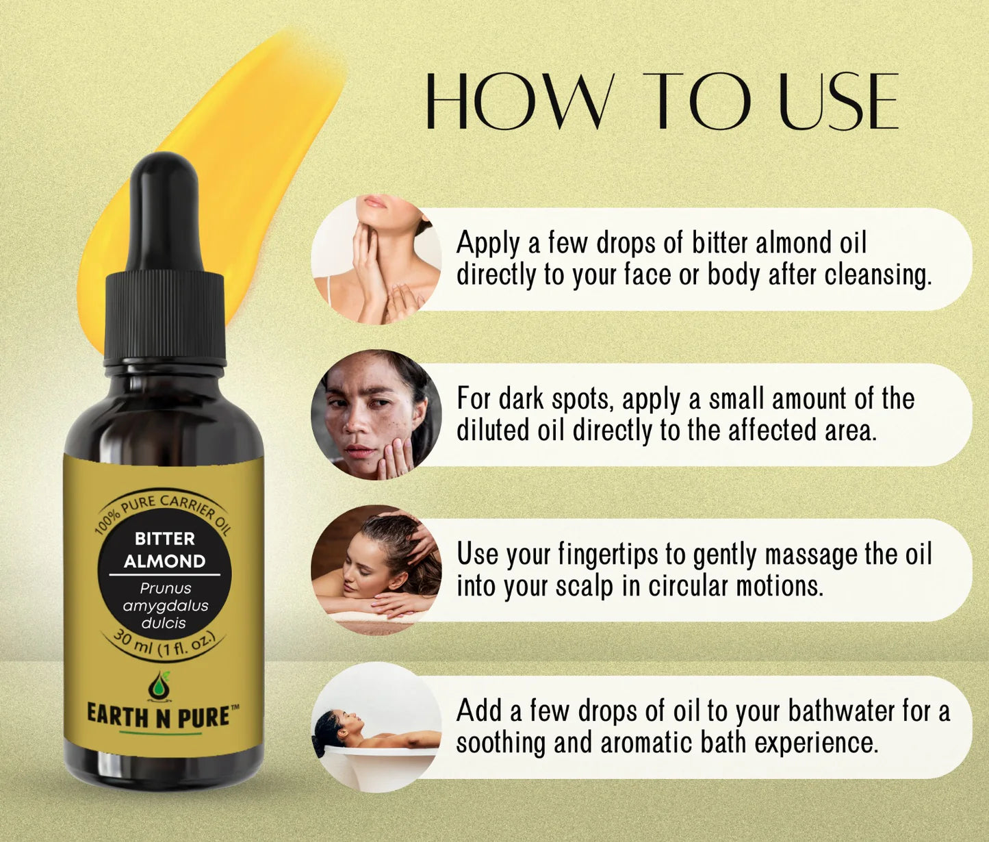 Earth N Pure Bitter Almond Oil - Distacart