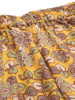 Thumbnail for InWeave Mustard Kalamkari Print Co Ord Set With Belt