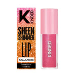 Thumbnail for kinded sheen shimmer lip gloss 02 cosmos pink