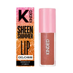Thumbnail for kinded sheen shimmer lip gloss 03 calendula rust