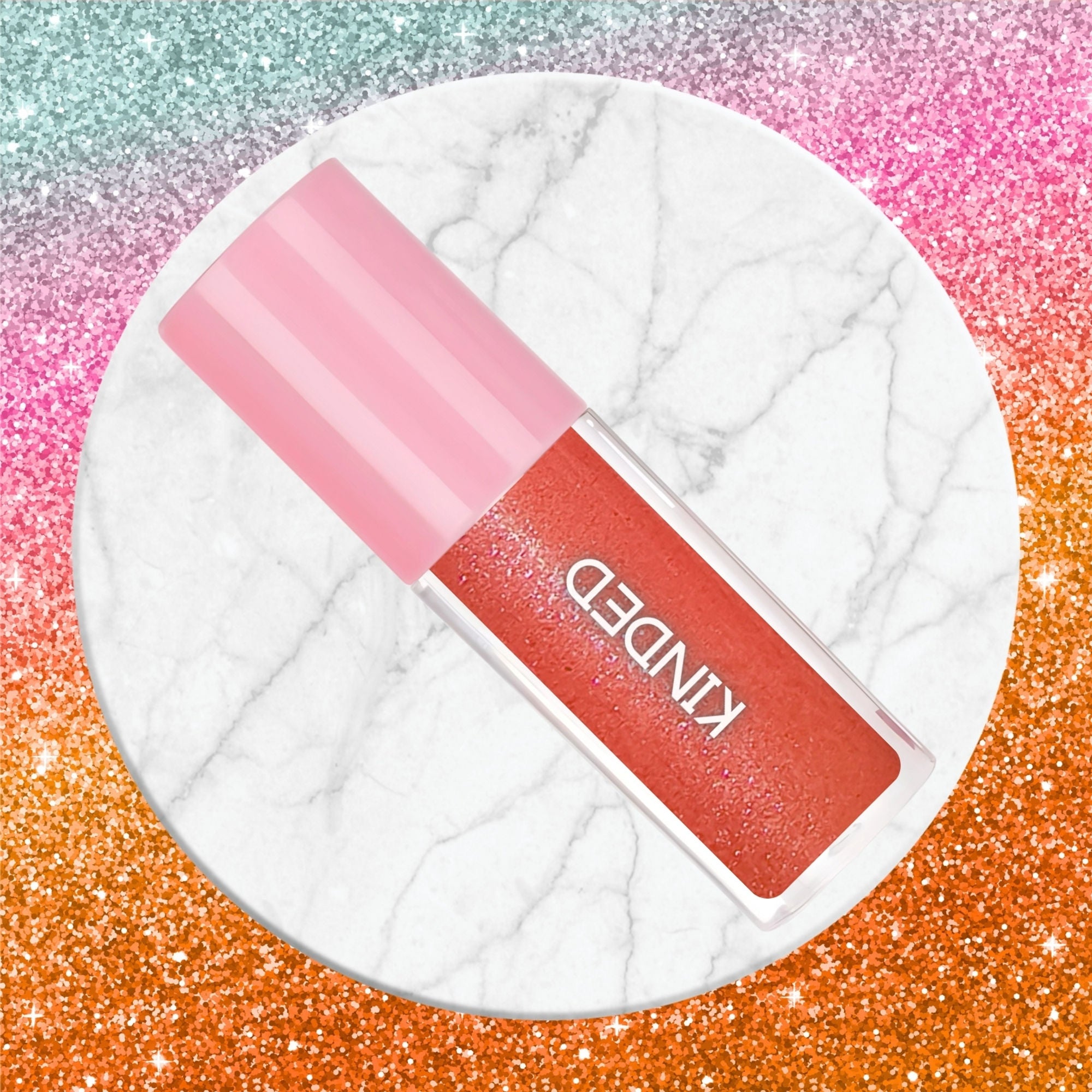 kinded sheen shimmer lip gloss 06 daisy orange