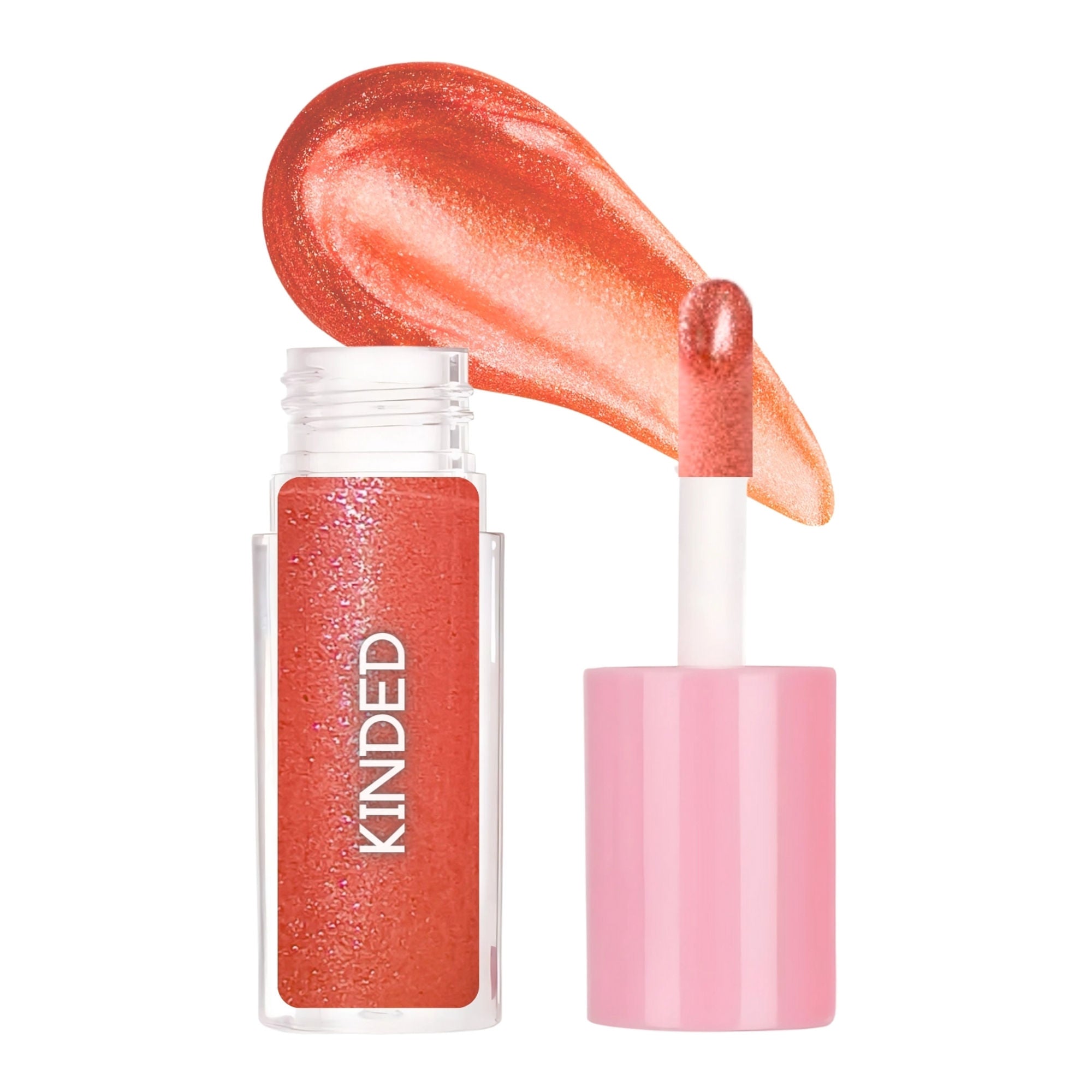kinded sheen shimmer lip gloss 06 daisy orange