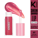 Thumbnail for kinded sheen shimmer lip gloss 07 orchid beetroot