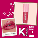 Thumbnail for kinded sheen shimmer lip gloss 07 orchid beetroot