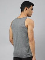 Thumbnail for Alcis Men Heather Anti-Static Slim-Fit Distance Running Singlet - Distacart