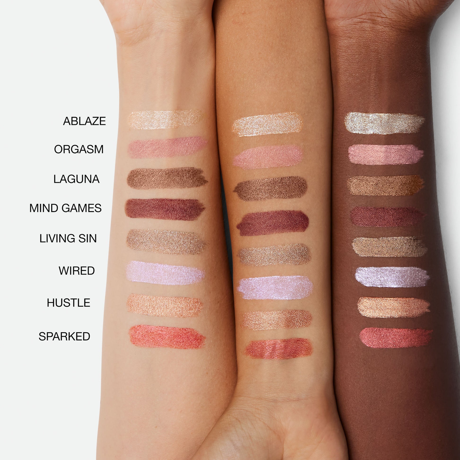 nars total seduction eyeshadow stick ablaze sparked