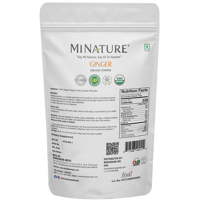 Minature Ginger Organic Powder