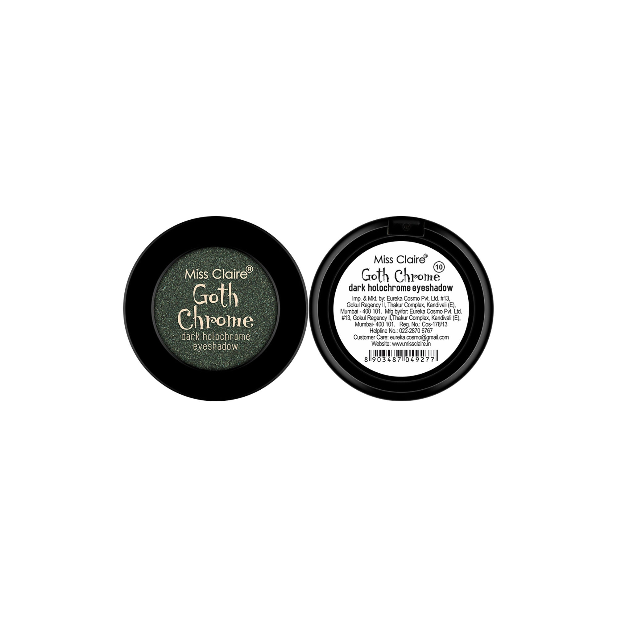 Miss Claire Goth Chrome Eyeshadow - 10 - Distacart