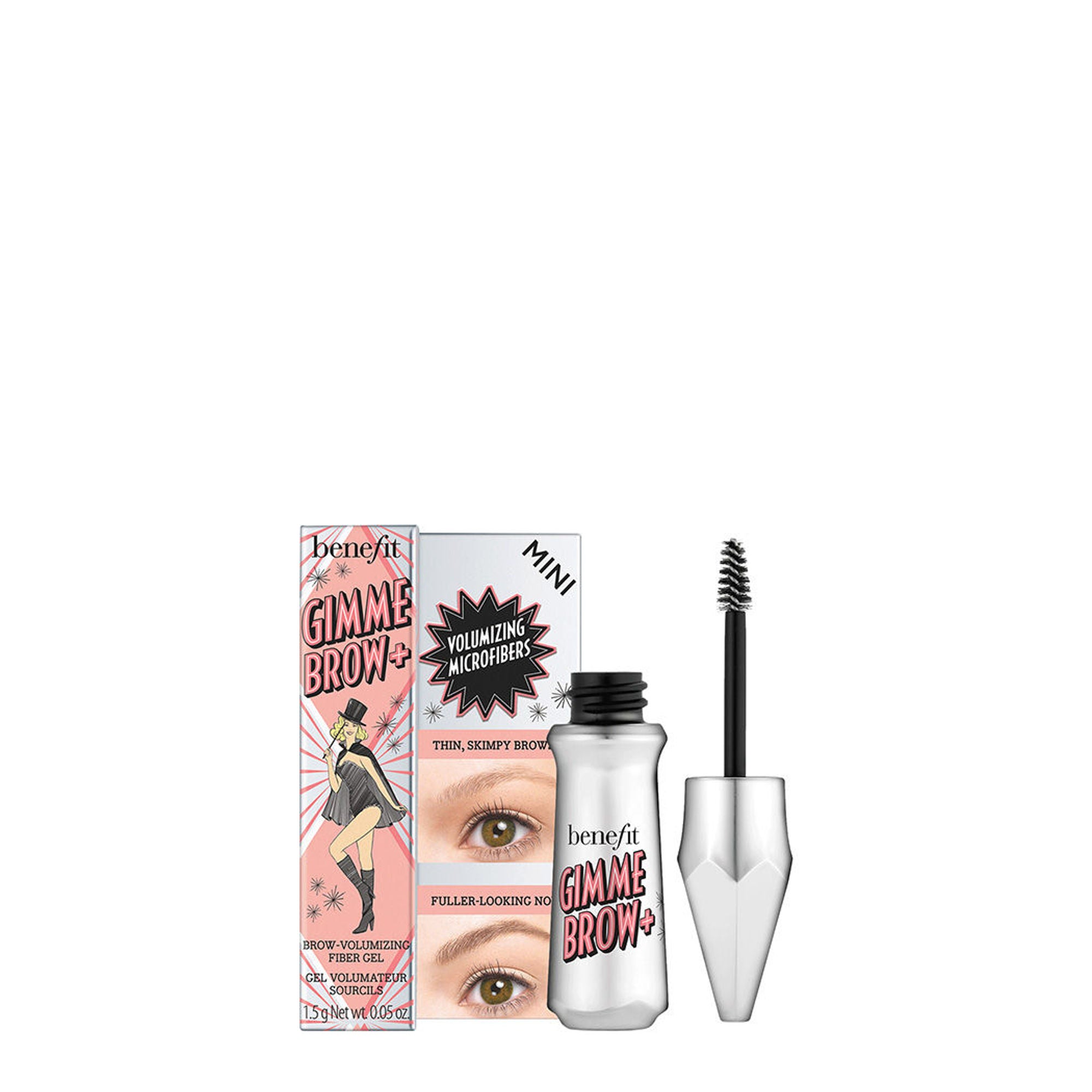 Benefit Cosmetics Gimme Brow+ Brow-Volumizing Fiber Gel Mini - Grey
