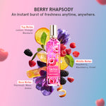 Thumbnail for Skinn By Titan Berry Rhapsody Body Mist For Her - Dista
