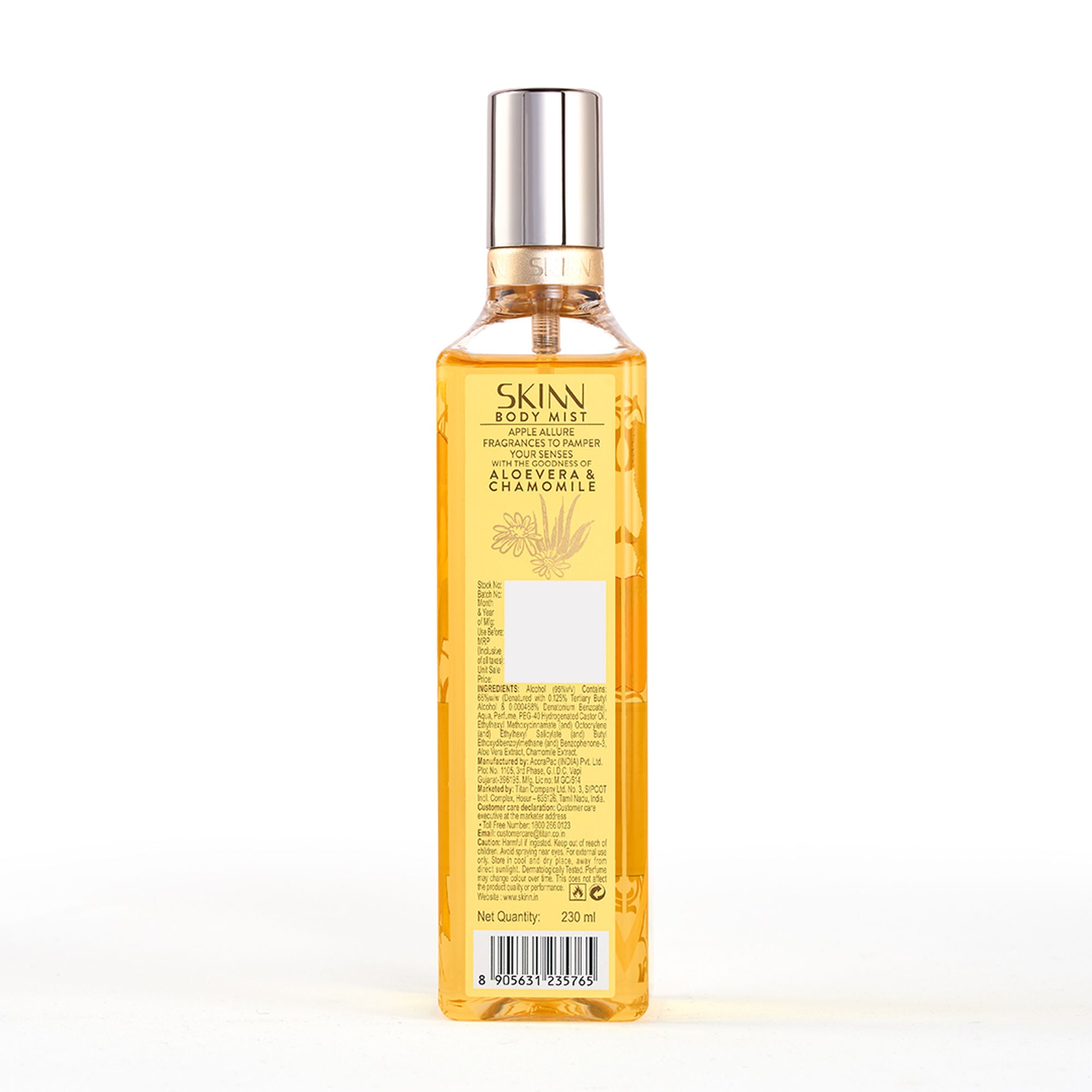 Skinn By Titan Apple Allure Body Mist For Her - Dista