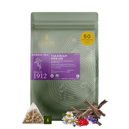 Luxmi Estates Valerian Dream – Organic Sleep Tea - Dista