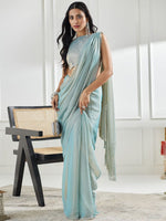 Thumbnail for kasee Beads and Stones Pure Silk Saree - Distacart