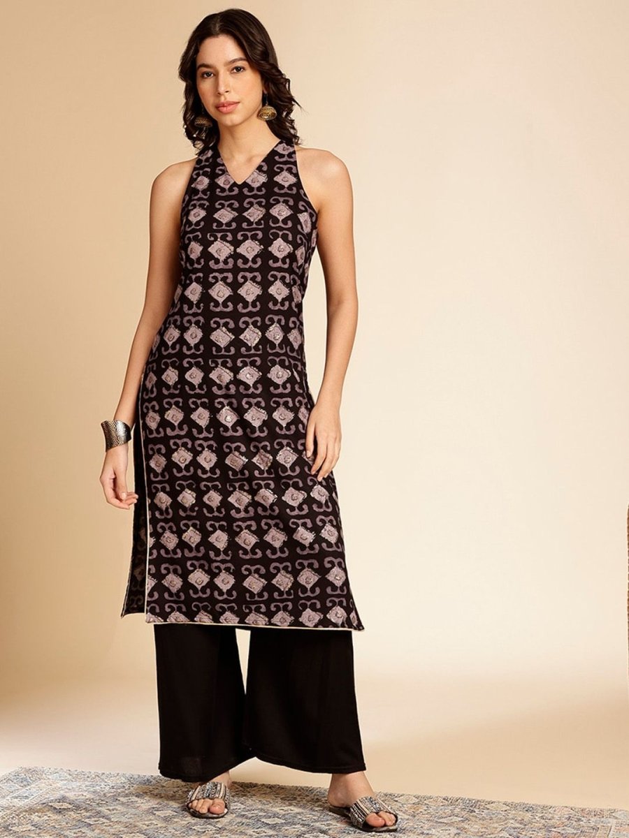Anouk Ethnic Motifs Printed Kurta