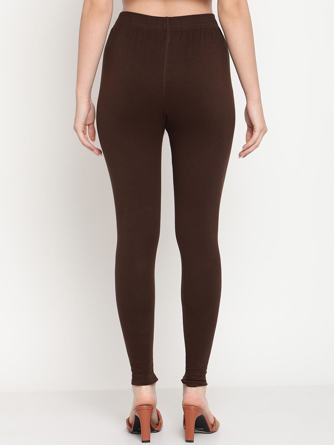 TAG 7 Women Pack Of 2 Solid Comfort-Fit Ankle-Length Leggings - Distacart