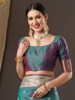 Thumbnail for Anouk Woven Design Zari Banarasi Saree - Distacart