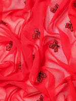 Thumbnail for kasee Floral Pure Chiffon Saree - Distacart