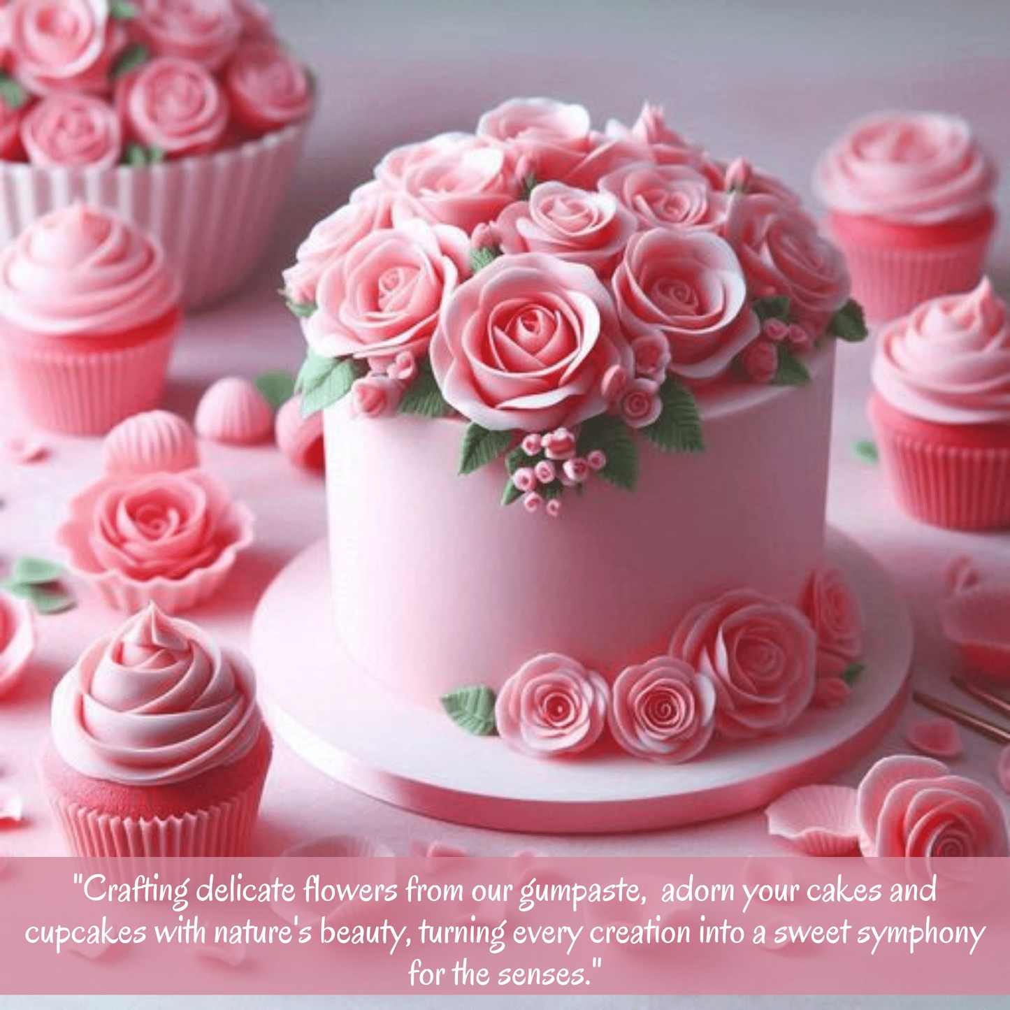 confect dusty pink gum paste br b 250 gms b