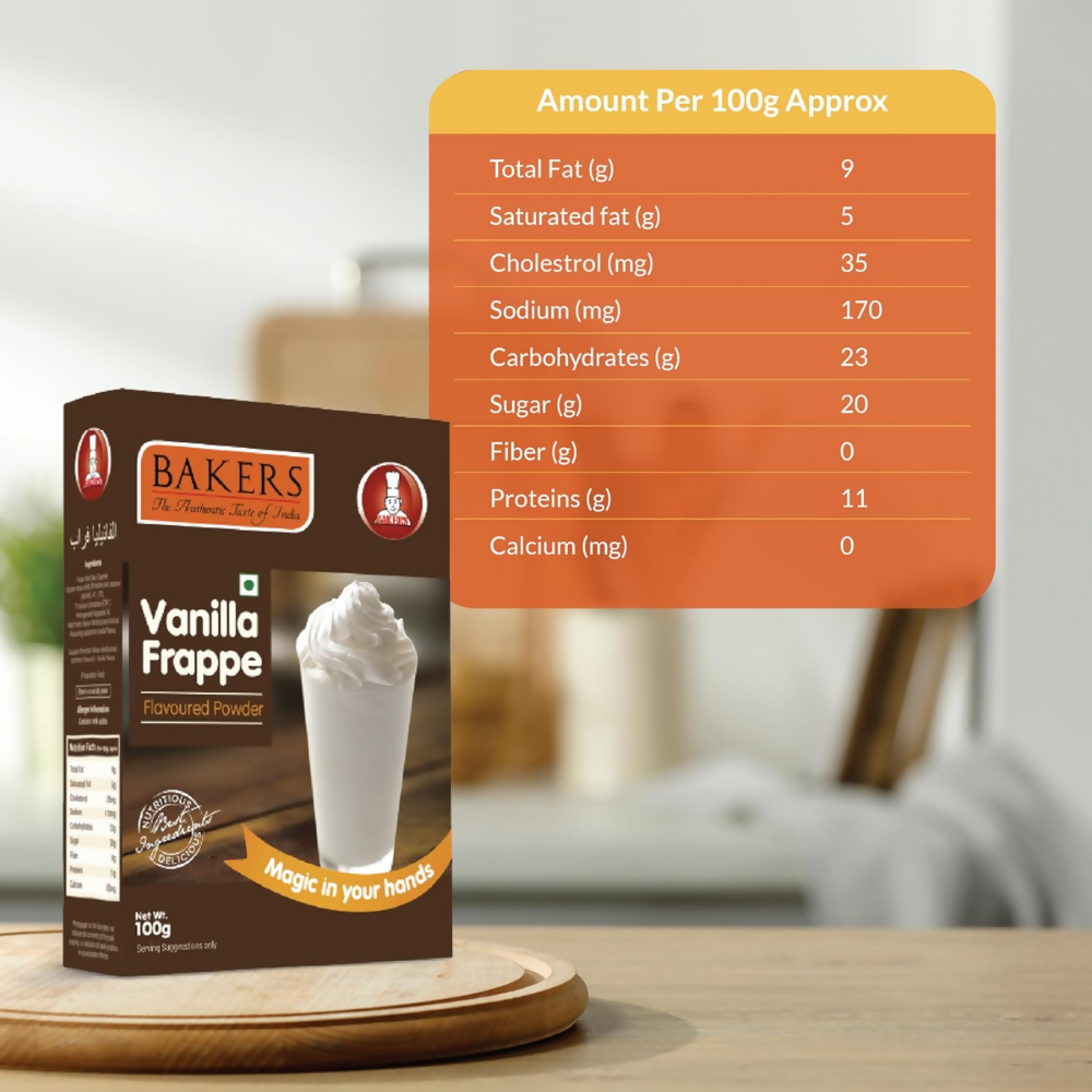 BAKERS Frappe Powder - Vanilla Frappe - Dista