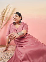 Thumbnail for Sztori V-Neck Straight Kurta With Trouser