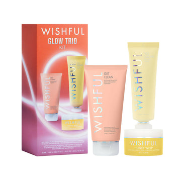 Wishful By Huda Beauty Glow Trio Kit - Korean Skincare - Distacart