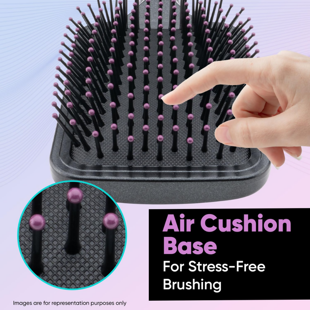 Vega Paddle Hair Brush with Cleaning Comb - Dista