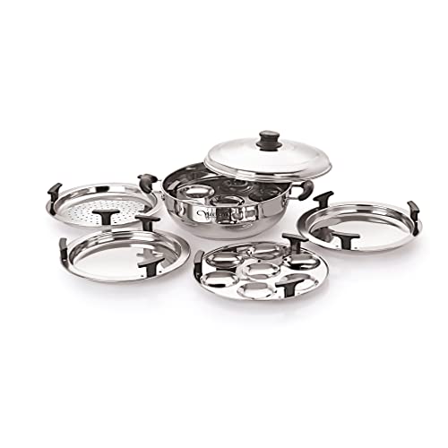 neelam Stainless Steel Multi Kadai 3500 ml Cooking Set