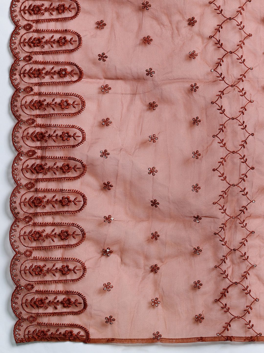 Indo Era Women Ethnic Motifs Embroidered Regular Sequinned Kurta with Trousers & With Dupatta