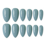 Thumbnail for shills professional reusable press on nails almond spn641