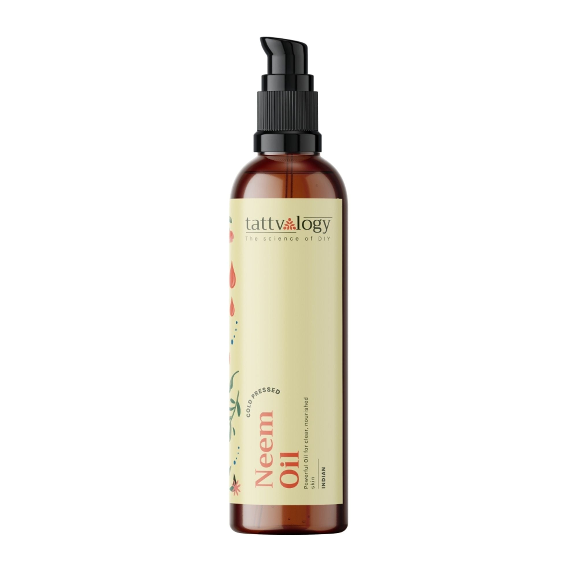 Tattvalogy Neem Oil - Cold Pressed, Fights Dandruff, Soothes Scalp & Promotes Hair Health Naturally