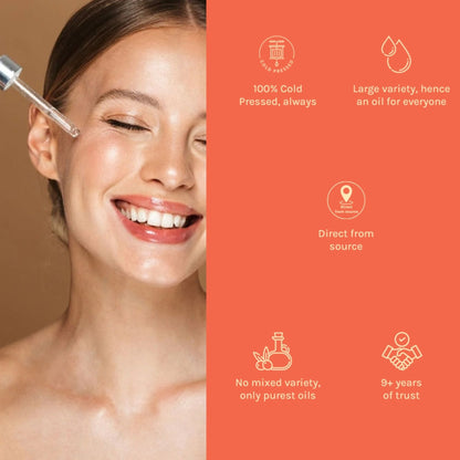 Tattvalogy Cold Pressed Pomegranate Oil - Fights Dark Spots, Hydrates & Boosts Collagen for Youth - Distacart